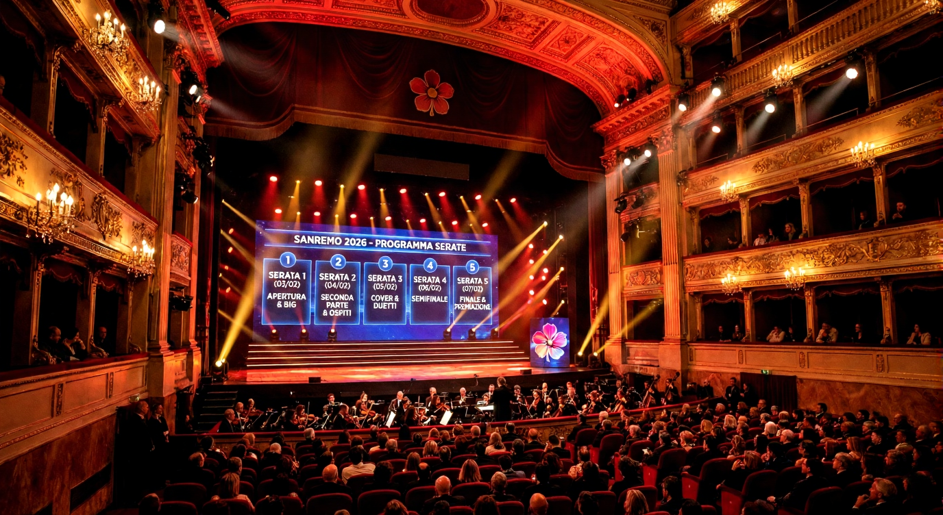 Programma Sanremo 2026